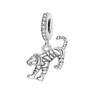 S925 Silver Zodiac Tiger Charm Pandora Style